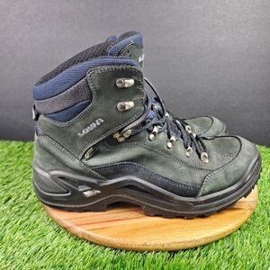 Lowa Renegade GTX Mid Boots Mens Size 10.5 Wide Gray Goretex Waterproof Hiking